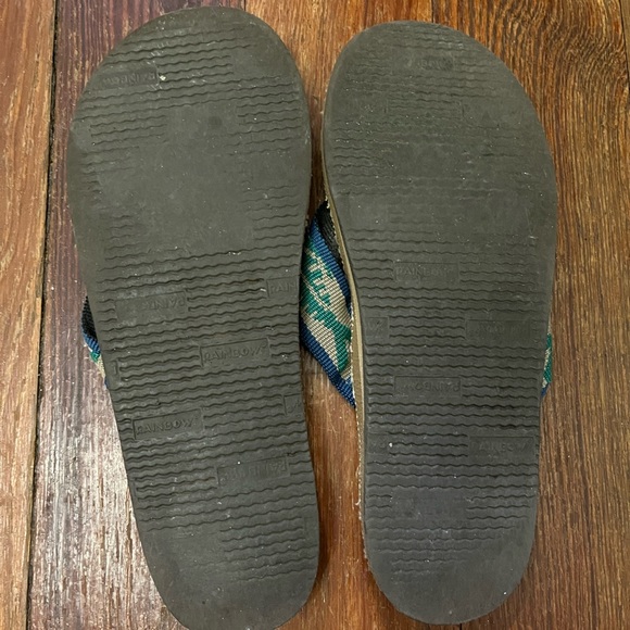 Rainbow Sandals- Hemp Single Layer with Fish Strap - Picture 2 of 4